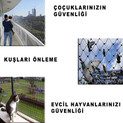 BALKON AĞI 200 MT Kalın - Thumbnail