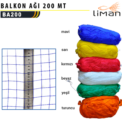 Liman - BALKON AĞI 200 MT Kalın
