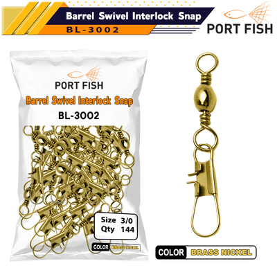 PORTFISH - Portfish BL-3002 Klipsli Fırdöndü-Kilitli Sarı 144 Lü