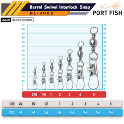 Portfish BL-3002 Klipsli Fırdöndü-Kilitli Sarı 144 Lü - Thumbnail