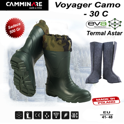 Camminare - Camminare Voyager Camo EVA Çizme (-30°C)