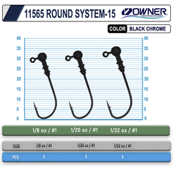 Cultiva 11565 Round Head Lrf Jighead - Thumbnail