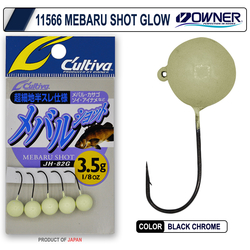 Cultiva 11566 Mebaru Shot Glow Lrf Jighead - Thumbnail