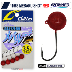 Cultiva 11566 Mebaru Shot Red Lrf Jighead - Thumbnail