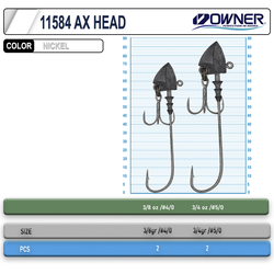 Cultiva 11584 Ax Head Lrf Jighead - Thumbnail