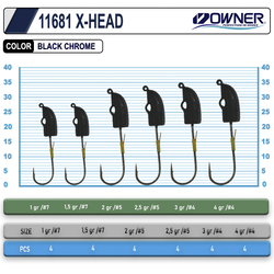 Cultiva 11681 X-Head Lrf Jighead - Thumbnail