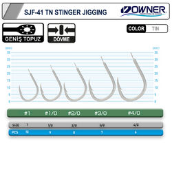 Cultiva SJF-41 11699 Stinger Jigging Jig İğnesi - Thumbnail