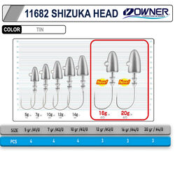 Cultiva 11682 Shizuka Jig Head - Thumbnail