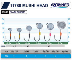Cultiva 11788 Mushi Jig Head - Thumbnail