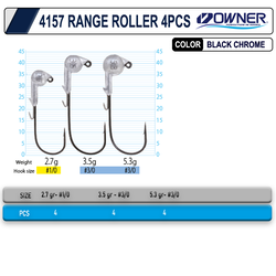 Cultiva 4157 Range Roller 4pcs - Thumbnail