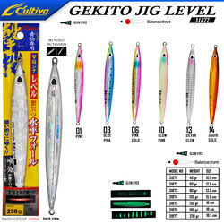 CULTIVA - Cultiva 31877 Gekito Jig Level 230g 18.5cm