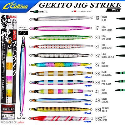 CULTIVA - Cultiva 31985 GEKITO JIG STRIKE 14cm 65 gr