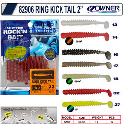 CULTIVA - Cultiva 82906 Ring Kick Tail Lrf Silikonu 5 cm
