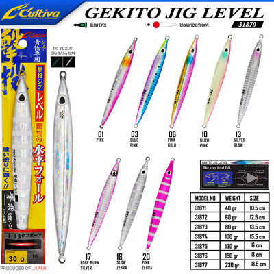CULTIVA - Cultiva JİG 31870 Gekito Jig Level 30g 9.5 cm