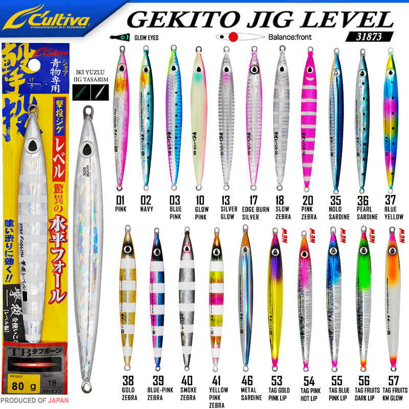 CULTIVA - Cultiva JİG 31873 Gekito Jig Level 80g 13.5 cm
