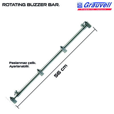 Grauvell - Grauvell BUZZER BAR ROT 56CM BZ-05