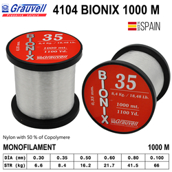 Grauvell - Grauvell Bionix 1000m Monofilament Misina
