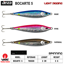 JINZA - Jinza Bocarte 30mm Light Jig 5 gr