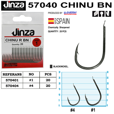 JINZA - Jinza 57040 Chinu BN Olta İğnesi 20 Adet