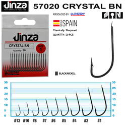 JINZA - Jinza 57020 Crystal BN Olta İğnesi 20 Adet