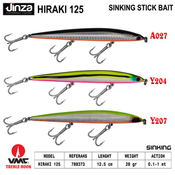 JINZA - Jinza Hiraki 125 mm 28 gr Maket Balık