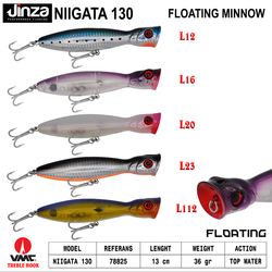 JINZA - Jinza Niigata 130 mm 36 gr Poper Suni Yem