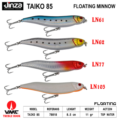 JINZA - Jinza Taiko 85 mm 11 gr Maket Balık