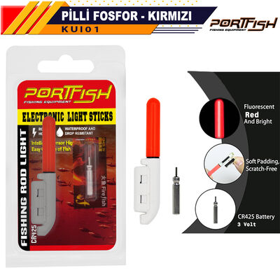 PORTFISH - Portfish Pilli Fosfor - KIRMIZI