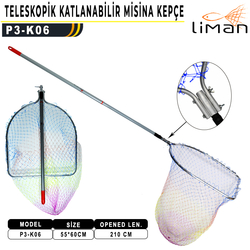 Liman - Liman Kepçe Katlanır 50X60X210cm (Renkli Misina) K-06