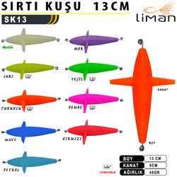 Liman - Liman Sırtı Kuşu 13 cm 10 Adetli