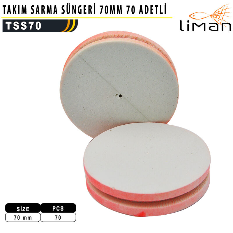 Liman - Liman Takım Sarma Süngeri 70 mm - 65 adetli