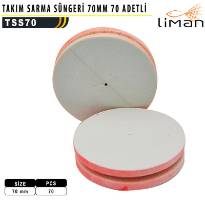 Liman - Liman Takım Sarma Süngeri 70 mm - 65 adetli