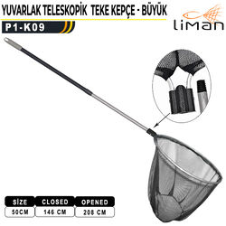 Liman - Liman Yuvarlak Teleskopik Teke Kepçe Büyük