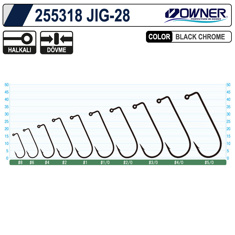 OWNER 255318 JIG HEAD BULK (Adet)