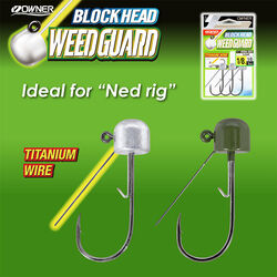 Owner 4154GP Block Head Weedless - Thumbnail