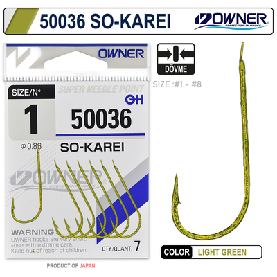 OWNER - Owner 50036 So- Karei Light Green İğne