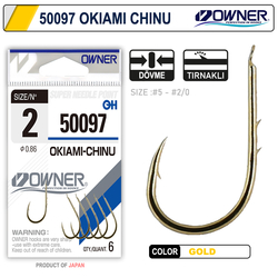 Owner 50097 Okiami-Chinu Gold İğne - Thumbnail