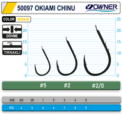 Owner 50097 Okiami-Chinu Gold İğne - Thumbnail