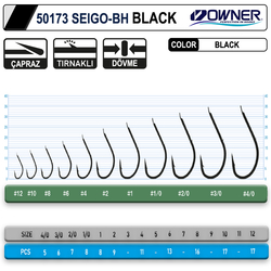 Owner 50173 Seigo-Bh Black İğne - Thumbnail