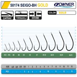 Owner 50174 Seigo-Bh Gold İğne - Thumbnail