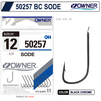 OWNER - Owner 50257 Sode Black Chrome İğne