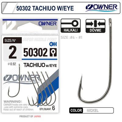 OWNER - Owner 50302 Tachiuo W/ Eye Nickel İğne