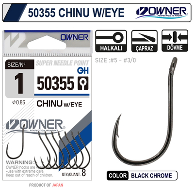 OWNER - Owner 50355 Chinu W/ Eye Gun Black İğne