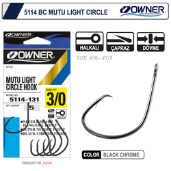 Owner 5114 Mutu Light Black Chrome İğne - Thumbnail