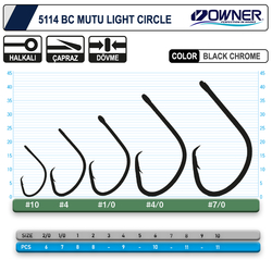 Owner 5114 Mutu Light Black Chrome İğne - Thumbnail