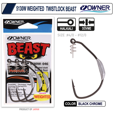 OWNER - Owner 5130W Weigted Twistlock Beast Silikon İğnesi