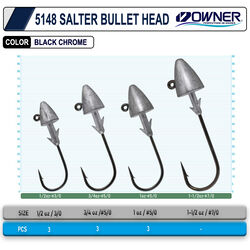 Owner 5148 Saltwater Bullet Head - Thumbnail
