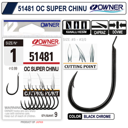 OWNER - Owner 51481 Cut Super Chinu Black Chrome İğne