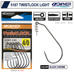 Owner 5167 Twistlock Light Black Chrome İğne - Thumbnail