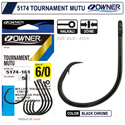 Owner 5174 Tournament Mutu Black Chrome İğne - Thumbnail